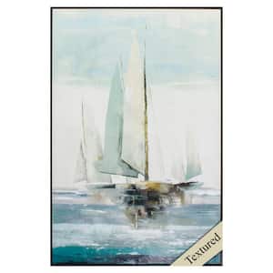Victoria 24 in. x 36 in. Black Frame Wall Art