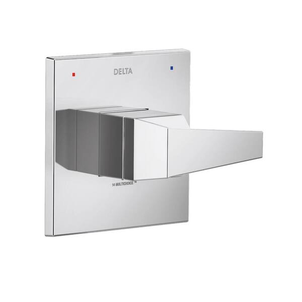 Delta Trillian 1-Handle Wall Mount Valve Trim Kit in Chrome (Valve Not Included)