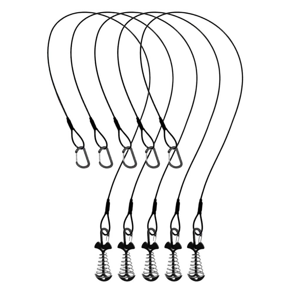 5-Piece Aluminium Alloy Fishbone Furniture Anchor Pegs with Carabiners for Securing Lounge Chair, Table and Chaise price history on PriceWatchPro