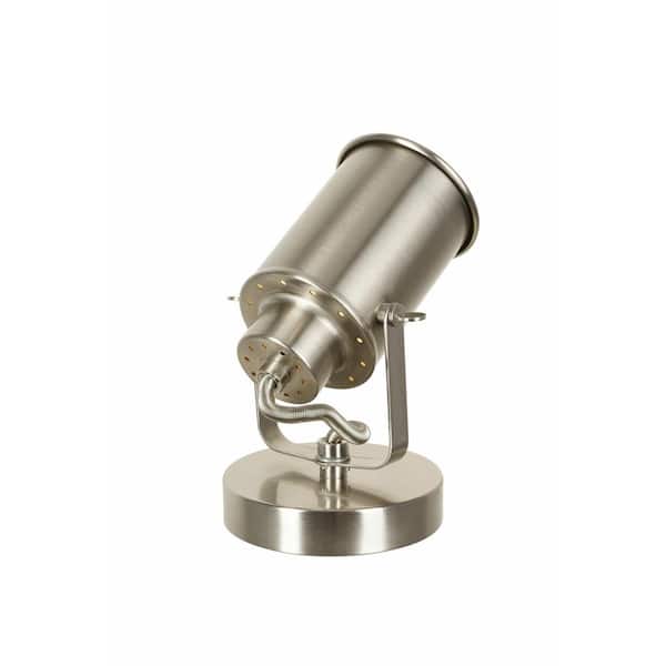 Multipurpose Spotlight 6.25 in. Brushed Nickel Desk Spot Light