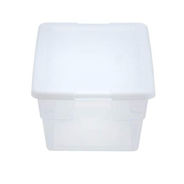 Sterilite Storage Box with Lid - White, 6 qt - Fry's Food Stores