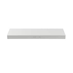 Cyclone 30 in. 600 CFM Ducted Under Cabinet Range Hood with Light in White