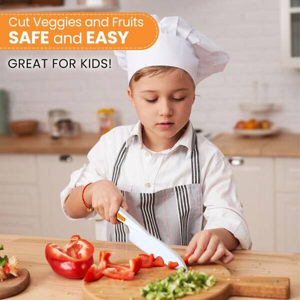 Kids Knife Kitchen Set Zulay Kitchen Color: Apricot Orange