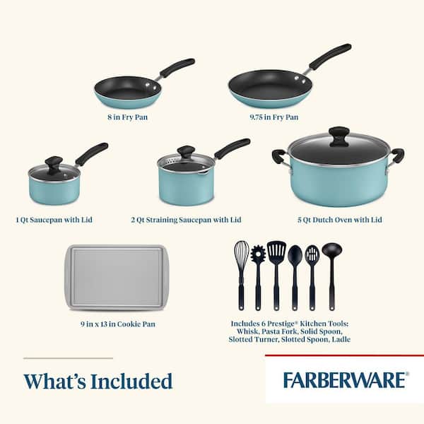 Farberware Reliance 12pc Nonstick Aluminum Cookware Set With