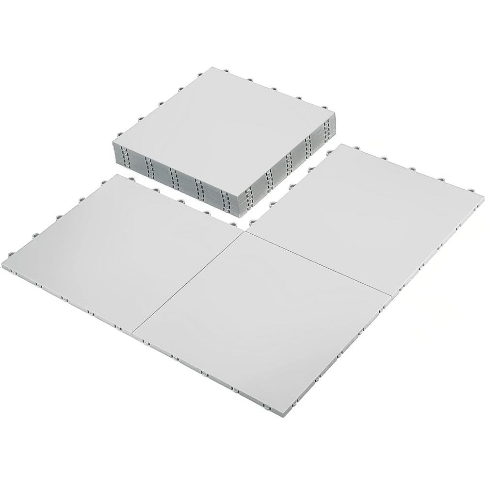 14 ft. x 14 ft. High Durability Colored Flooring Tiles Interlocking Versatile Surface Deck Tiles in Gray (8 Per Pack) price history on PriceWatchPro