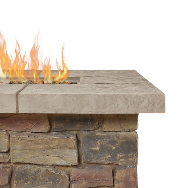 Rectangle Mgo Propane Fire Pit, How To Convert A Fire Pit Natural Gas