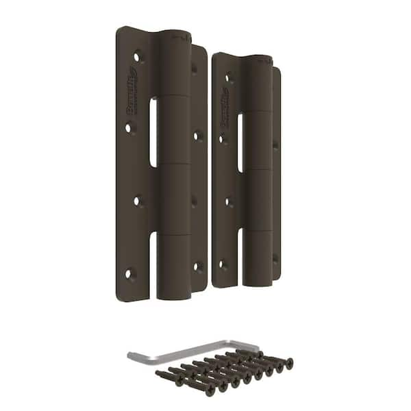 Barrette Outdoor Living 3.125 in. x 7.187 in. Aluminum Light Bronze Heavy-Duty  Butterfly Hinge (2-Pack) 73024457 - The Home Depot