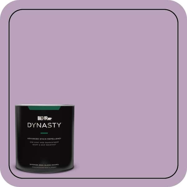 BEHR DYNASTY 1 qt. #M100-3 Svelte One-Coat Hide Semi-Gloss Enamel Interior Stain-Blocking Paint and Primer