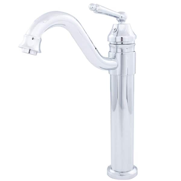 Novatto Century Watersaver Single-Hole Single-Handle Bathroom Faucet in Chrome