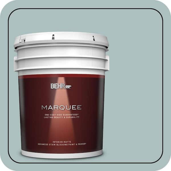 BEHR MARQUEE 5 gal. Home Decorators Collection #HDC-CL-15G Morning Parlor Matte Interior Paint & Primer