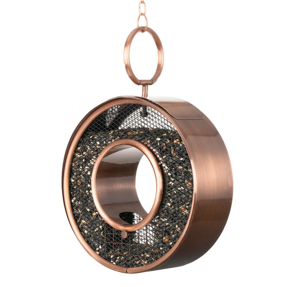 Good Directions Just in Time Fly-Thru Copper Bird Feeder, Mesh