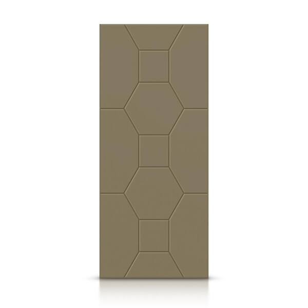 CALHOME 36 in. x 96 in. Hollow Core Olive Green Painted Composite MDF Interior Door Slab