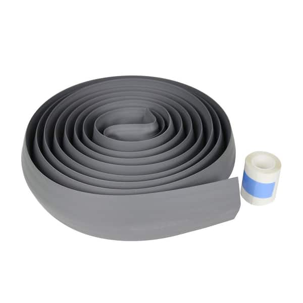 Commercial Electric 15 ft. Fabric Floor Cord Protector in Black A92-15K -  The Home Depot
