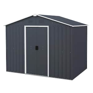 7.5 ft. W x 6 ft. D Metal Shed with Double Door with Lock Air Window (40 sq. ft.)