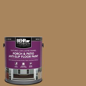 1 gal. #N280-6 Temple Tile Textured Low-Lustre Enamel Interior/Exterior Porch and Patio Anti-Slip Floor Paint