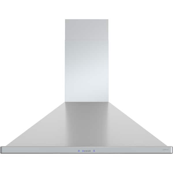 DKB 30 Inch Wall Mounted Range Hood Brushed Stainless Steel With Halo