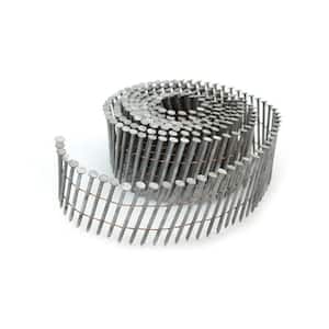 2 in. x 0.092 in. Dia Hot Dipped Galvanized Ring Shank Wire Collated Siding Nails 3,600 Count