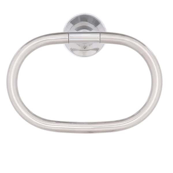 MOEN Idora Towel Ring with Press and Mark in Chrome MY3786CH - The Home  Depot
