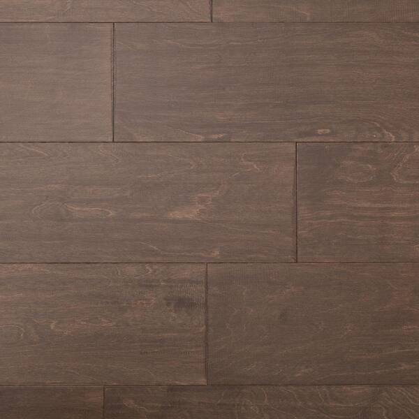 ASPEN FLOORING Braxton Birch 3/8 in. T x 6.5 in. W Tongue and Groove Light Distressed Engineered Hardwood Flooring (43.58 sq. ft./case)