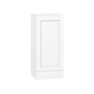 Milton 18 in. W x 14 in. D x 40 in. H Assembled Shaker Wall Kitchen Cabinet in Bright White with Drawer