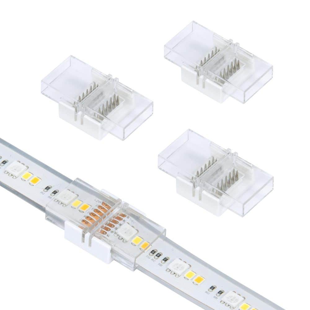 6 Pin IP67 Outdoor LED Strip Light RGB+WW Tape to Tape Splice Connector Cord (4 Pack) price history on PriceWatchPro