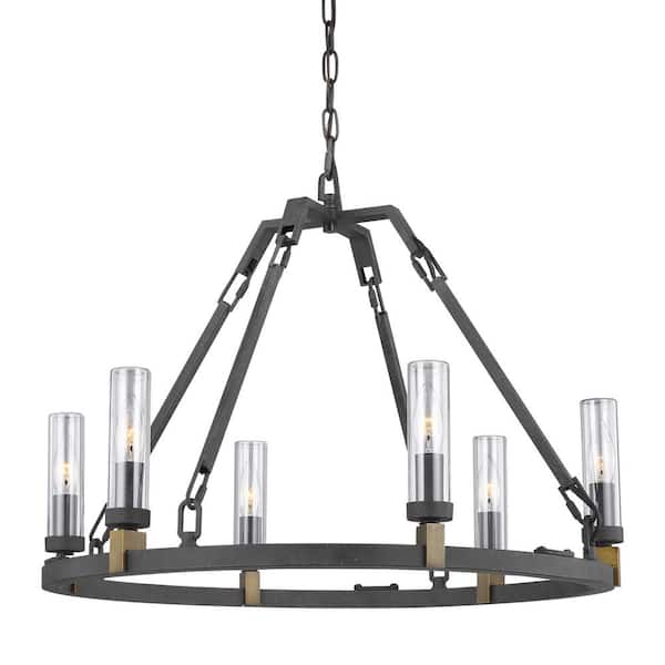 Generation Lighting Landen Medium 6-Light Antique Forged