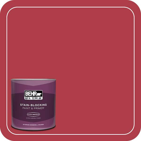 BEHR ULTRA 1 qt. #140B-7 Frosted Pomegranate Extra Durable Eggshell Enamel Interior Paint & Primer