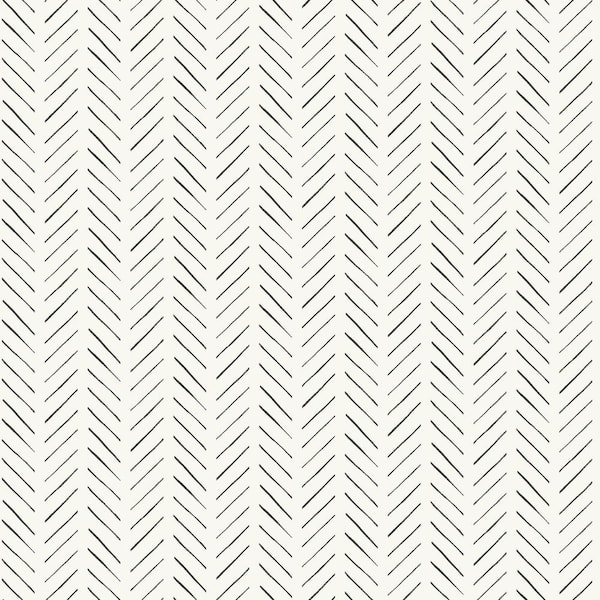 Magnolia Home by Joanna Gaines Pick-Up Sticks Black Paper Peel & Stick Repositionable Wallpaper Roll (Covers 34 Sq. Ft.)