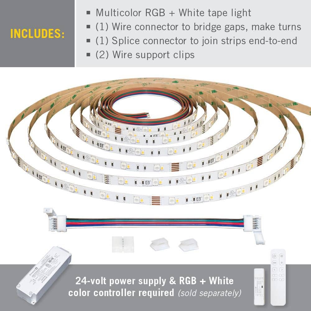 RibbonFlex Pro 32 ft Multicolor White LED Tape Light