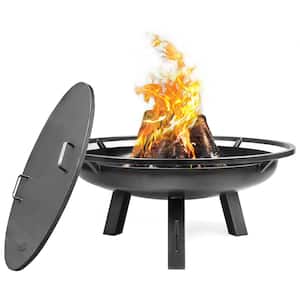 Porto 24 in. Fire Pit with Cover Lid