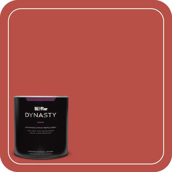 BEHR DYNASTY 1 qt. Home Decorators Collection #HDC-MD-16 Cherry Red Eggshell Enamel Interior Stain-Blocking Paint & Primer