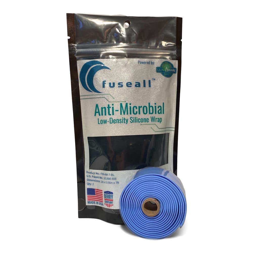 Fuseall Powered by LumAware Wrap Tape 1 in. x 7 ft. Antimocrobial Self-Fusi