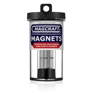 Rare Earth 1/2 in. x 1/2 in. Rod Magnet (4-Pack)