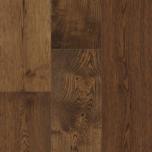 Gingerbread Oak 6.5 mm T x 6.5in. W x 48in. Varying L. Waterproof Engineered Click Hardwood Flooring (21.67 sq.ft./case)