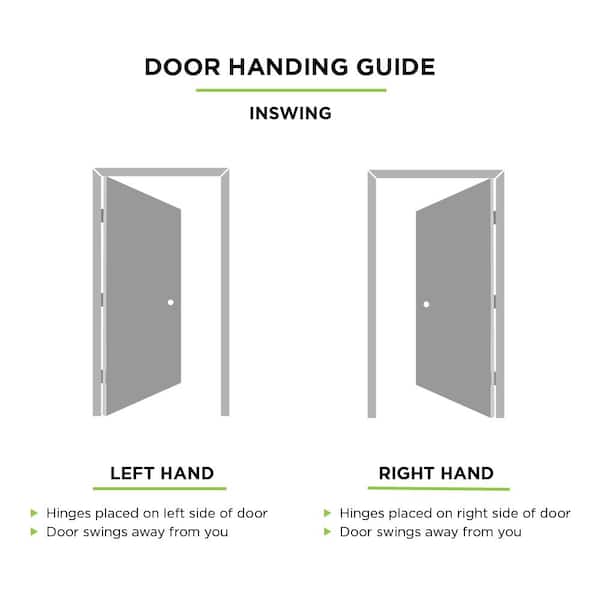 Masonite 36 in. x 80 in. Craftsman 6 Lite Right-Hand Inswing Primed Smooth Fiberglass Prehung Front Door with No Brickmold