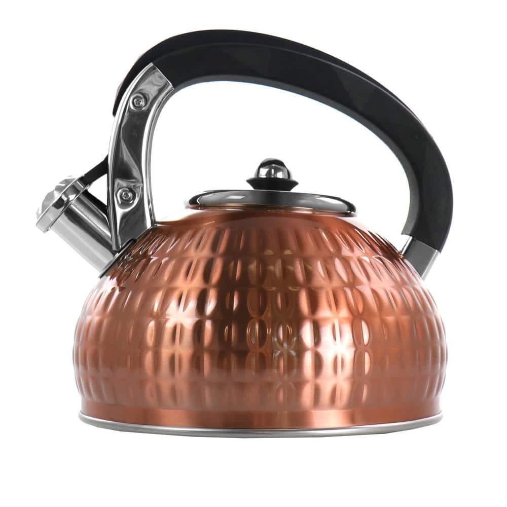 Copper Tea Kettle, Nickel-Lined Copper Kettle