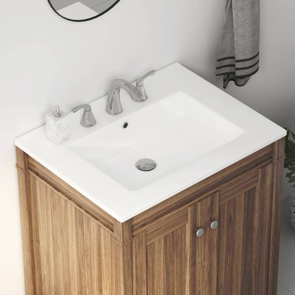 Tucson 24" White Vitreous China Vanity Top Sink
