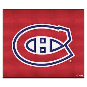 Montreal Canadiens Red 5 ft. x 6 ft. Finish Tailgater Area Rug
