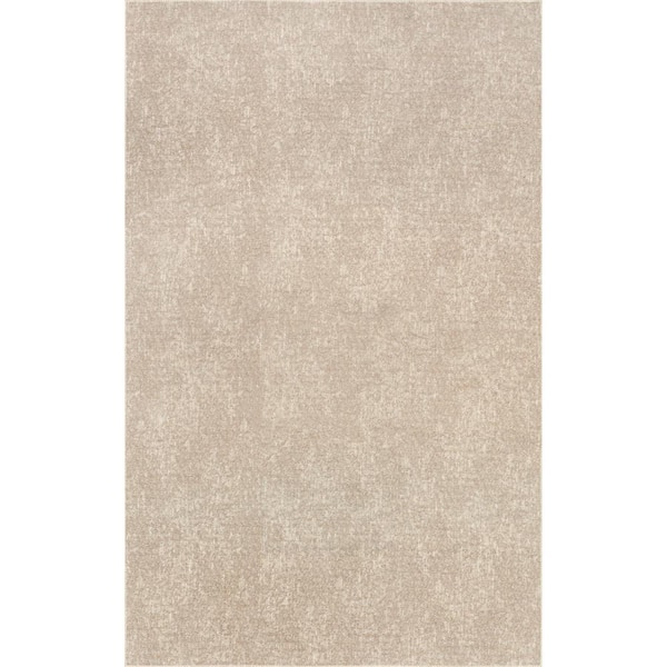nuLOOM Elspeth Casual Faded Machine Washable Beige 7 ft. 3 in. x 9 ft. 3 in. Area Rug