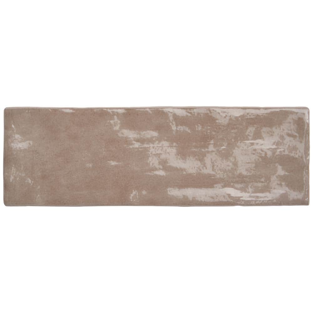 Kingston Taupe 2.55 in. x 0.35 in. Glazed Ceramic Wall Tile Sample price history on PriceWatchPro