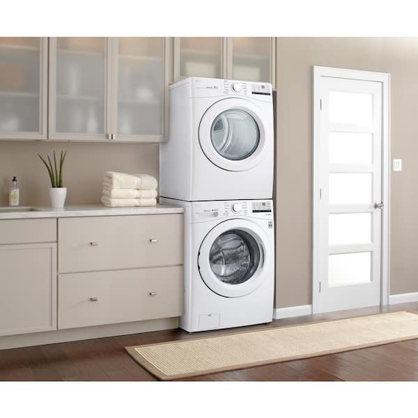 4.5 Cu. Ft. Stackable Front Load Washer in White with Coldwash Technology