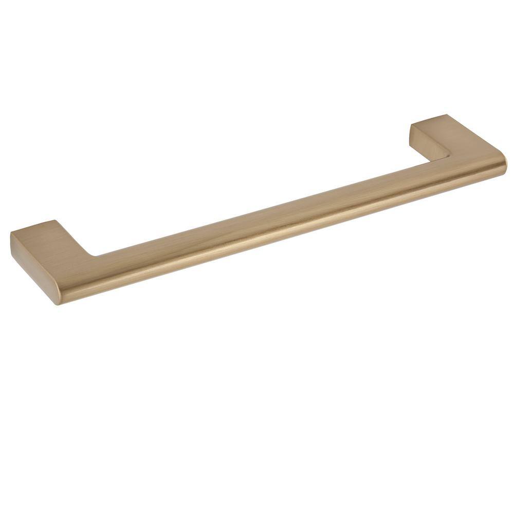 5-Pack Vail 6 in. (152 mm) Center-to-Center Modern Satin Brass Bar Drawer Pull price history on PriceWatchPro