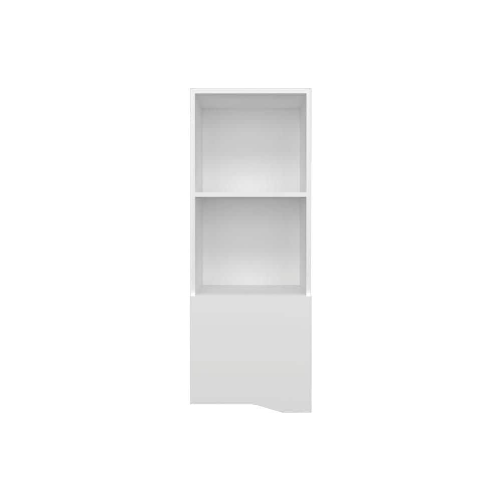 16.10 in. W x 13.40 in. D x 43.30 in. H Bathroom Storage Wall Cabinet in White with Door for Hidden Storage price history on PriceWatchPro