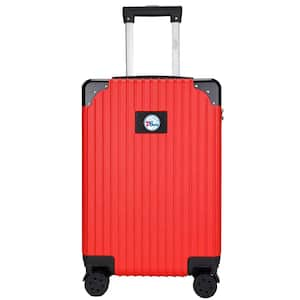 Philadelphia 76ers premium 2-Toned 21 in. Carry-On Hardcase in Red