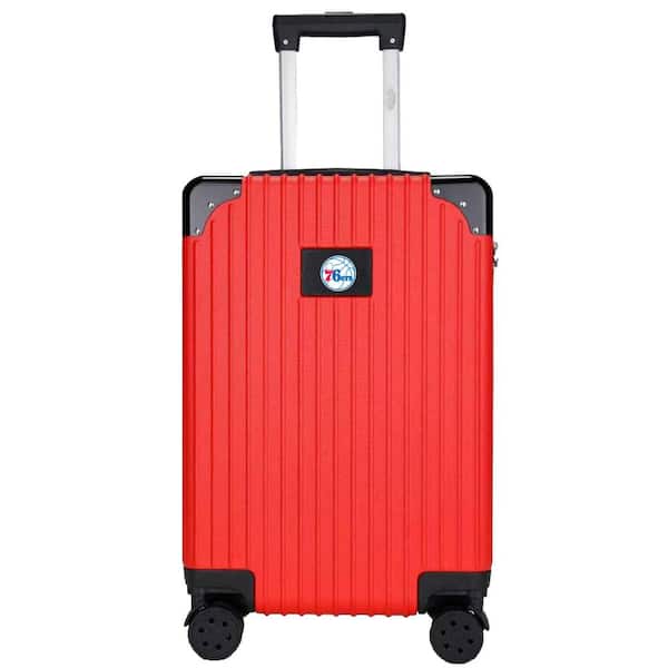 Mojo Philadelphia 76ers premium 2-Toned 21 in. Carry-On Hardcase in Red