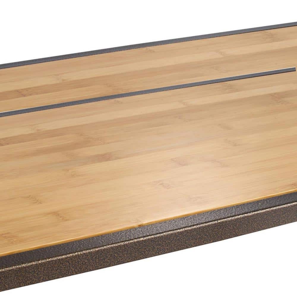 30 in. x 12 in. Bronze Anthracite Bamboo Shelf (2 Pack) price history on PriceWatchPro