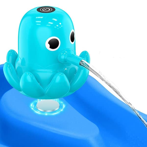 Cordless Rechargeable Water Table Pump with Magnetic Octopus Design for Outdoor Sand/Water Play Toys Green