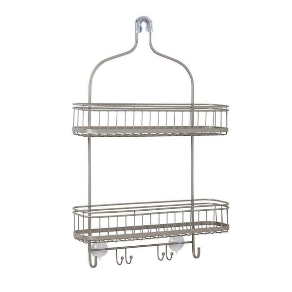 Dracelo 11.8 in. W x 4.1 in. D x 24.8 in. H Black Shower Caddy Hanging over  Shower Organizer B09MK555Q5 - The Home Depot