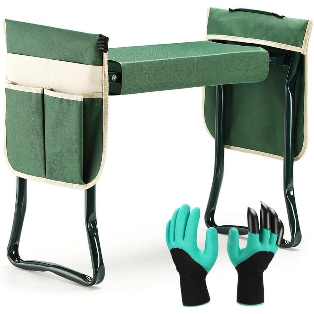 Folding Garden Kneeler and Seat, Green