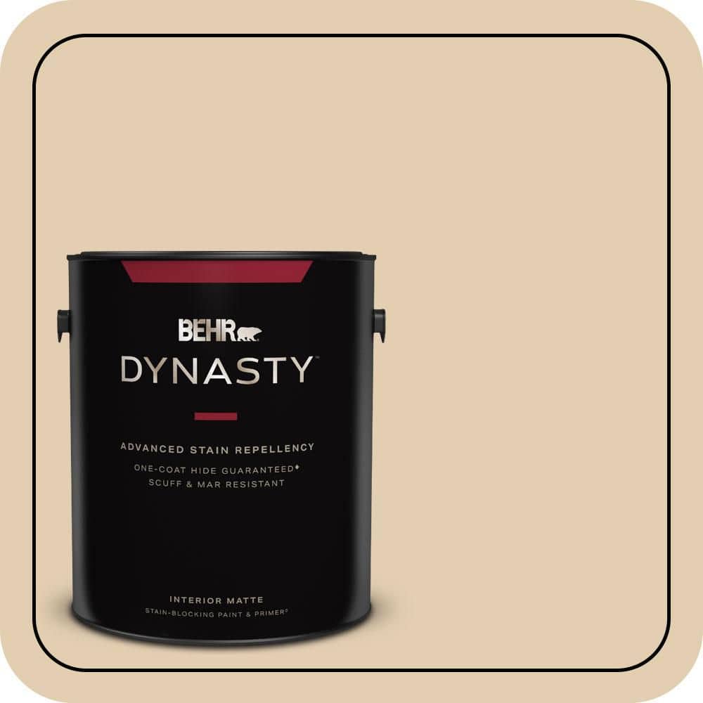 1 gal. Home Decorators Collection #HDC-AC-09 Concord Buff Matte Interior Stain-Blocking Paint & Primer product image for price tracking